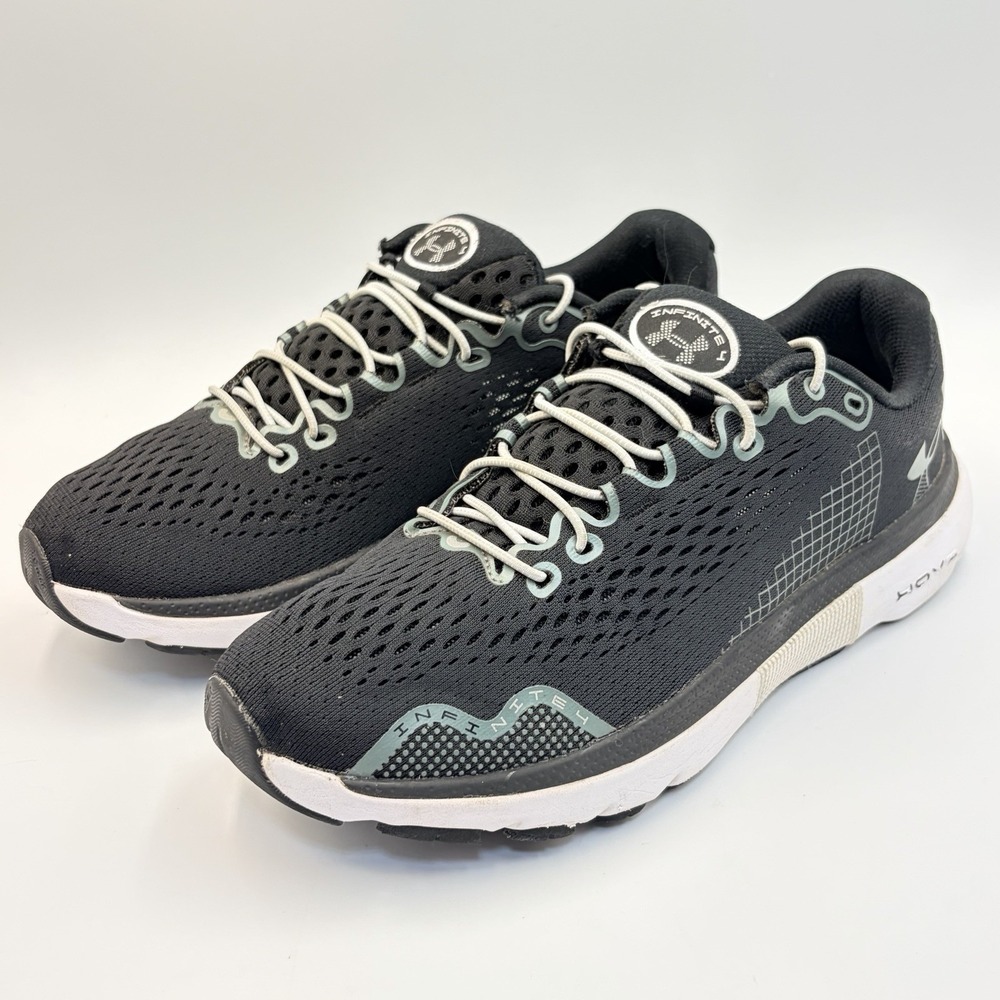 Under Armour HOVR Infinite 4 Black Men's Sz 8.5 Running Shoes  Casual Sneakers